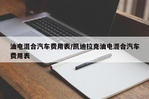 油电混合汽车费用表/凯迪拉克油电混合汽车费用表